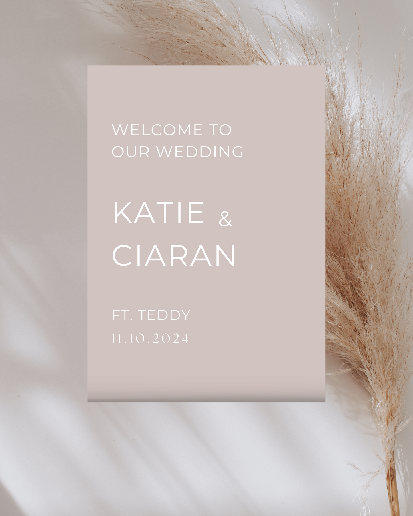 Bespoke A2 Wedding and Event Signs